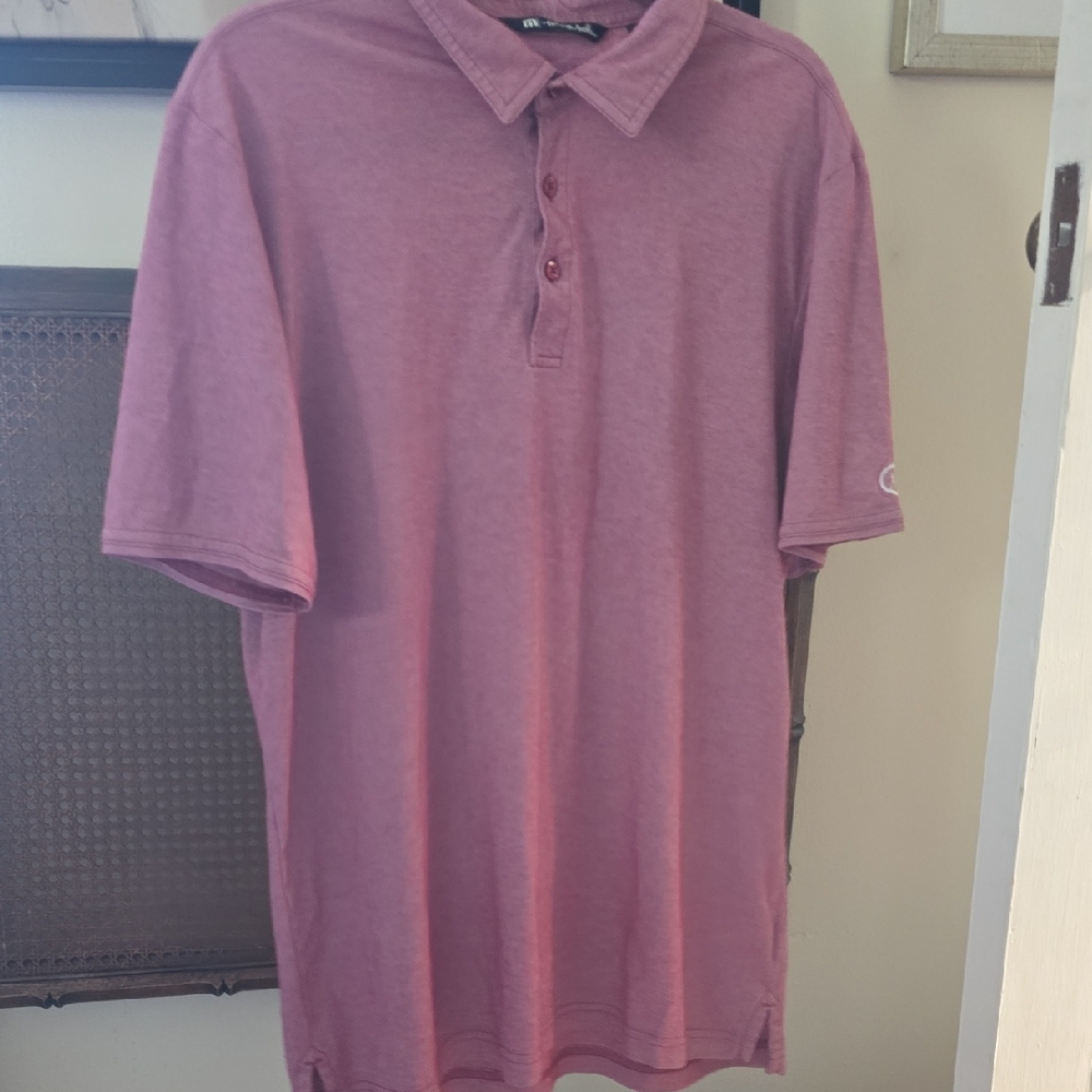 Travis Mathew Men's Polo Shirt - Rich Red